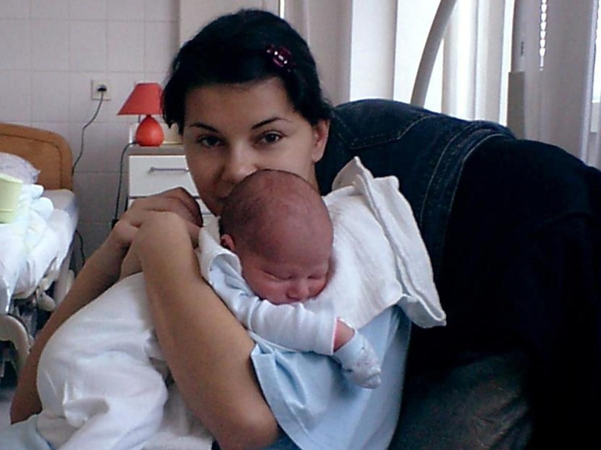 Edyta Górniak dzień po urodzeniu Allana