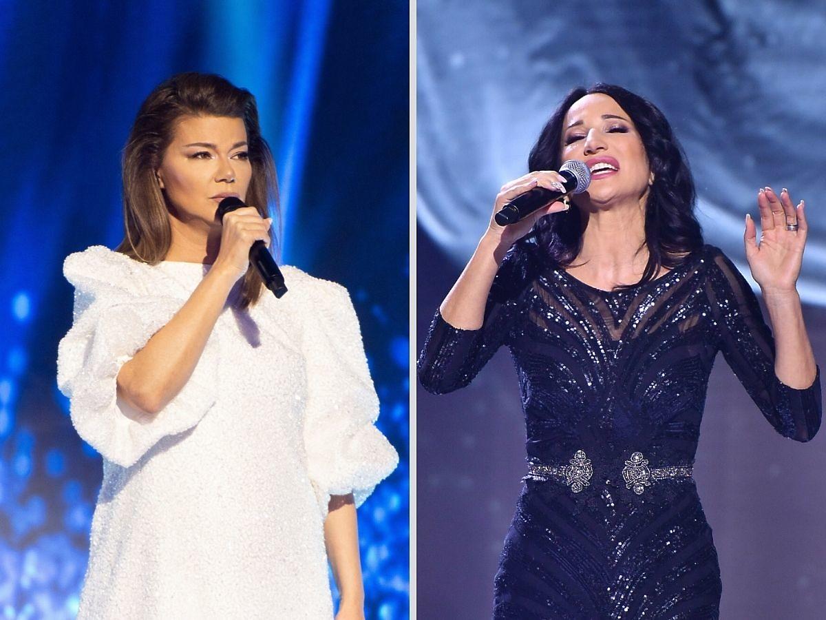 Edyta Górniak i Justyna Steczkowska na scenie