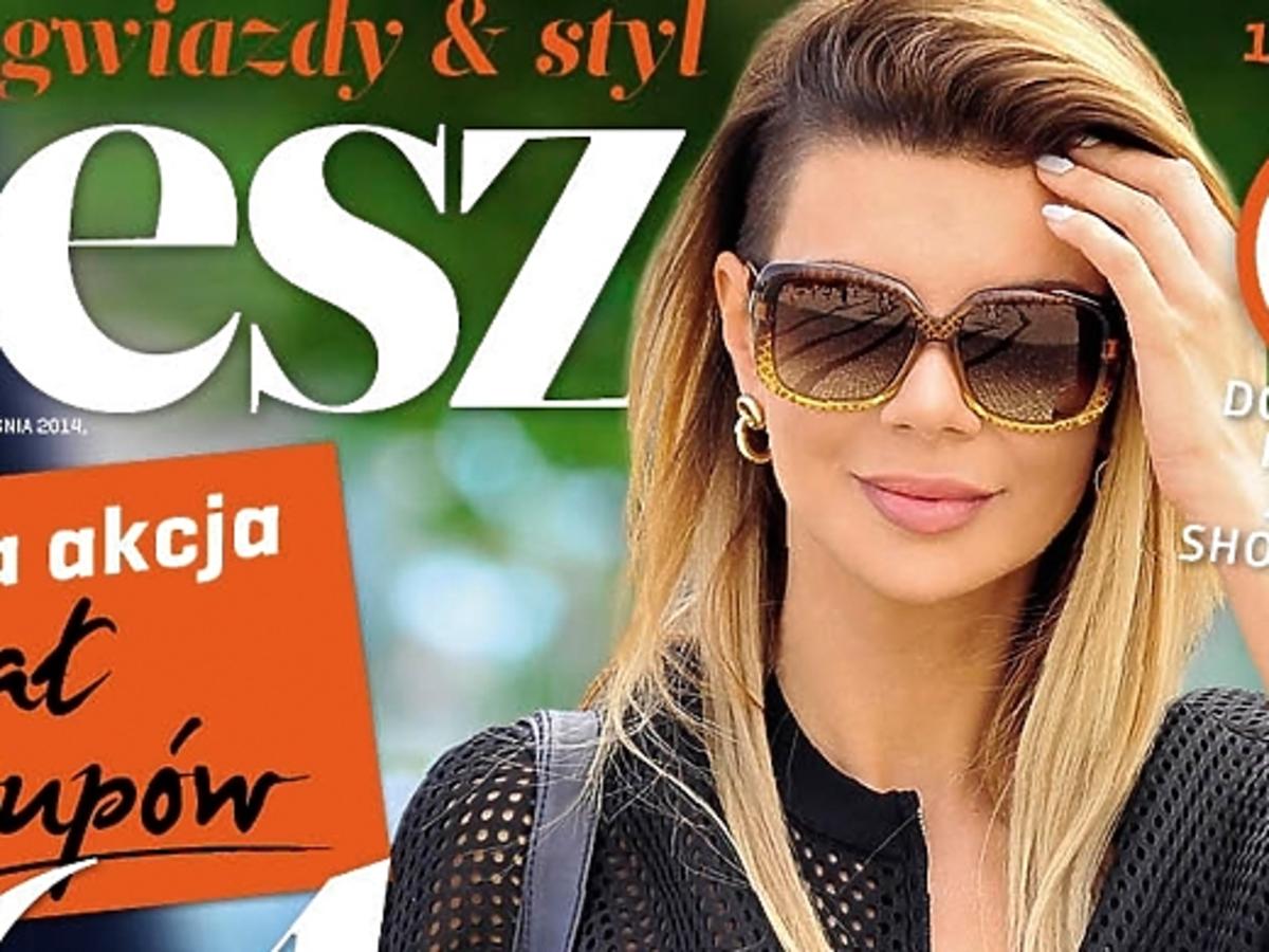 Edyta Górniak na okładce Flesza