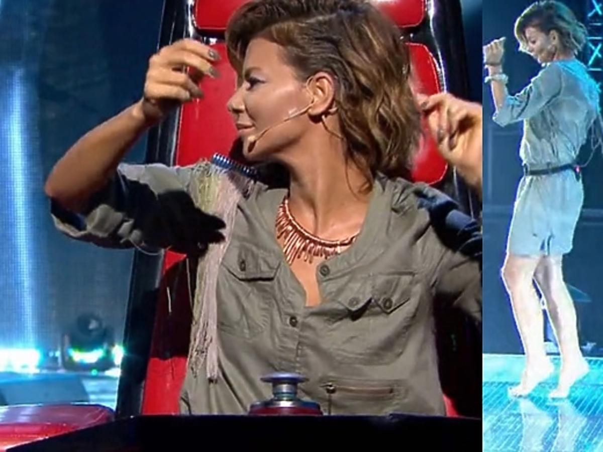 Edyta Górniak tańczy w The Voice of Poland