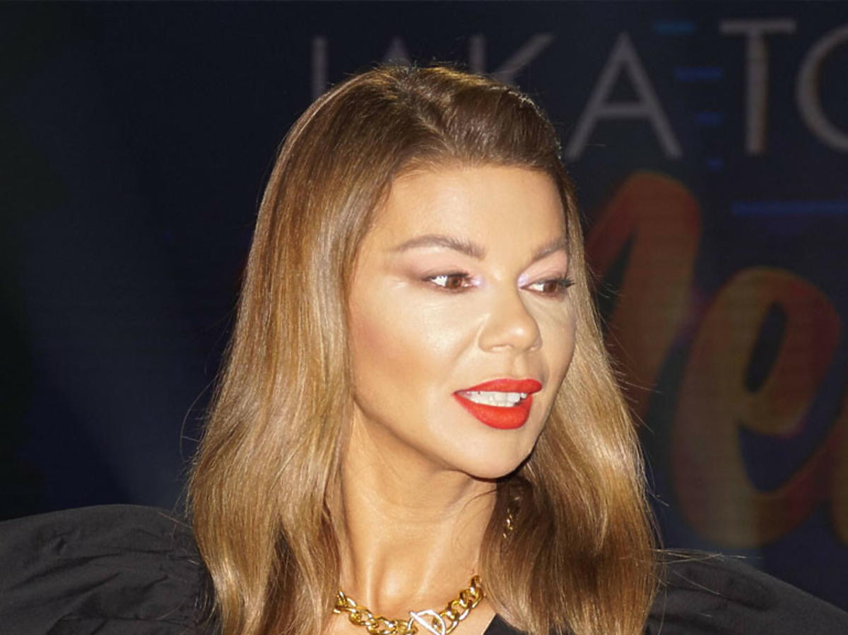 Edyta Górniak w czerwonych ustach