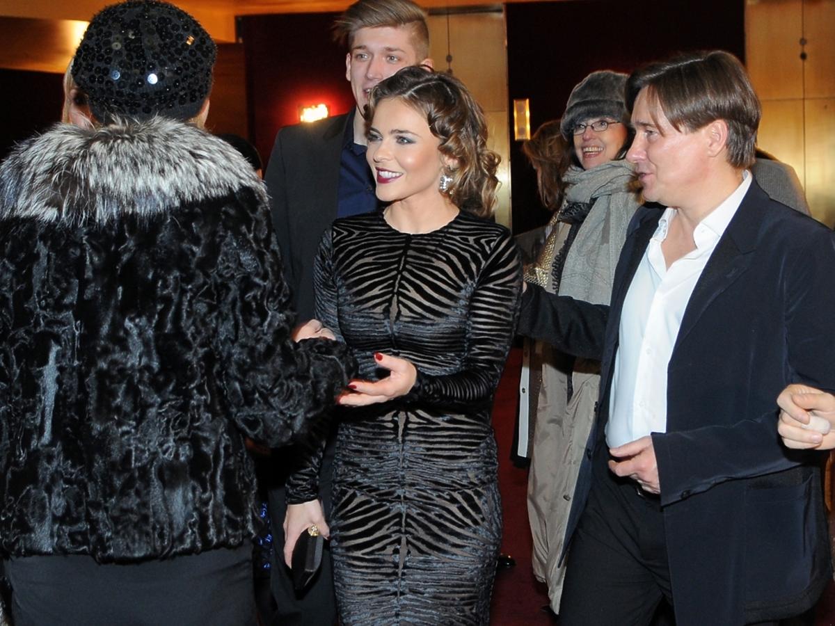 Edyta Herbuś i Mariusz Treliński na premierze