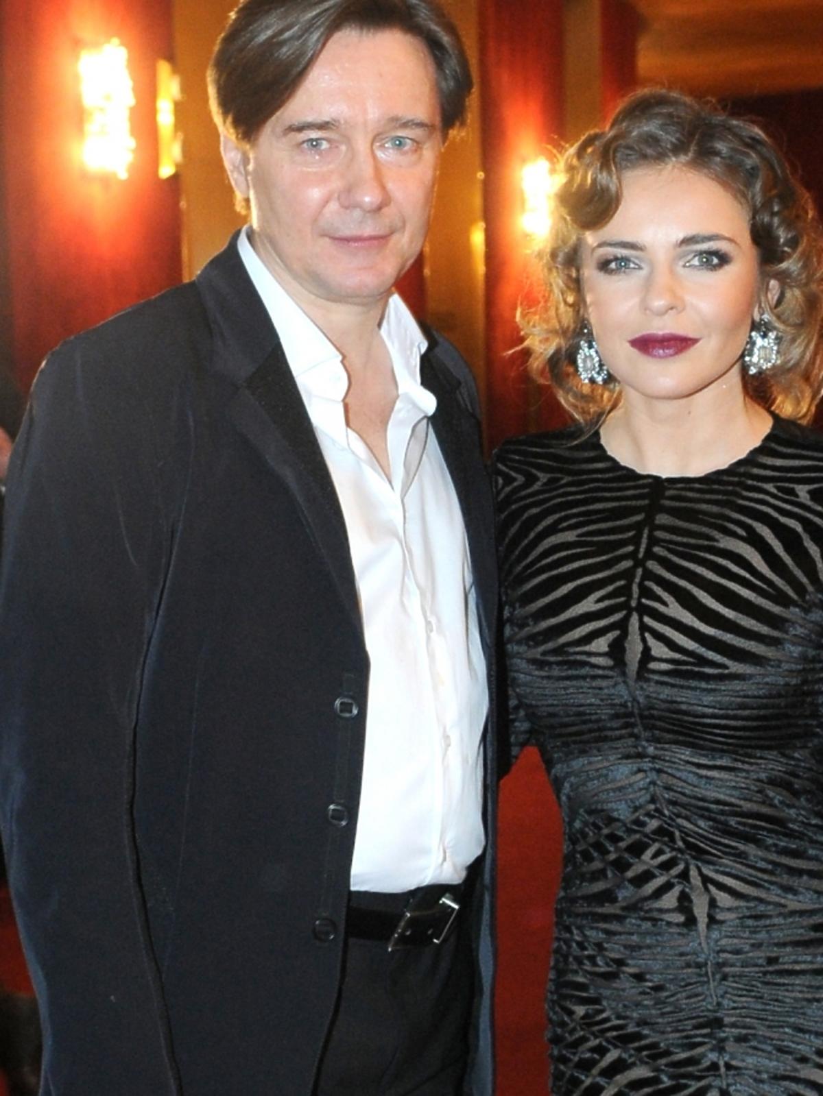 Edyta Herbuś i Mariusz Treliński na premierze