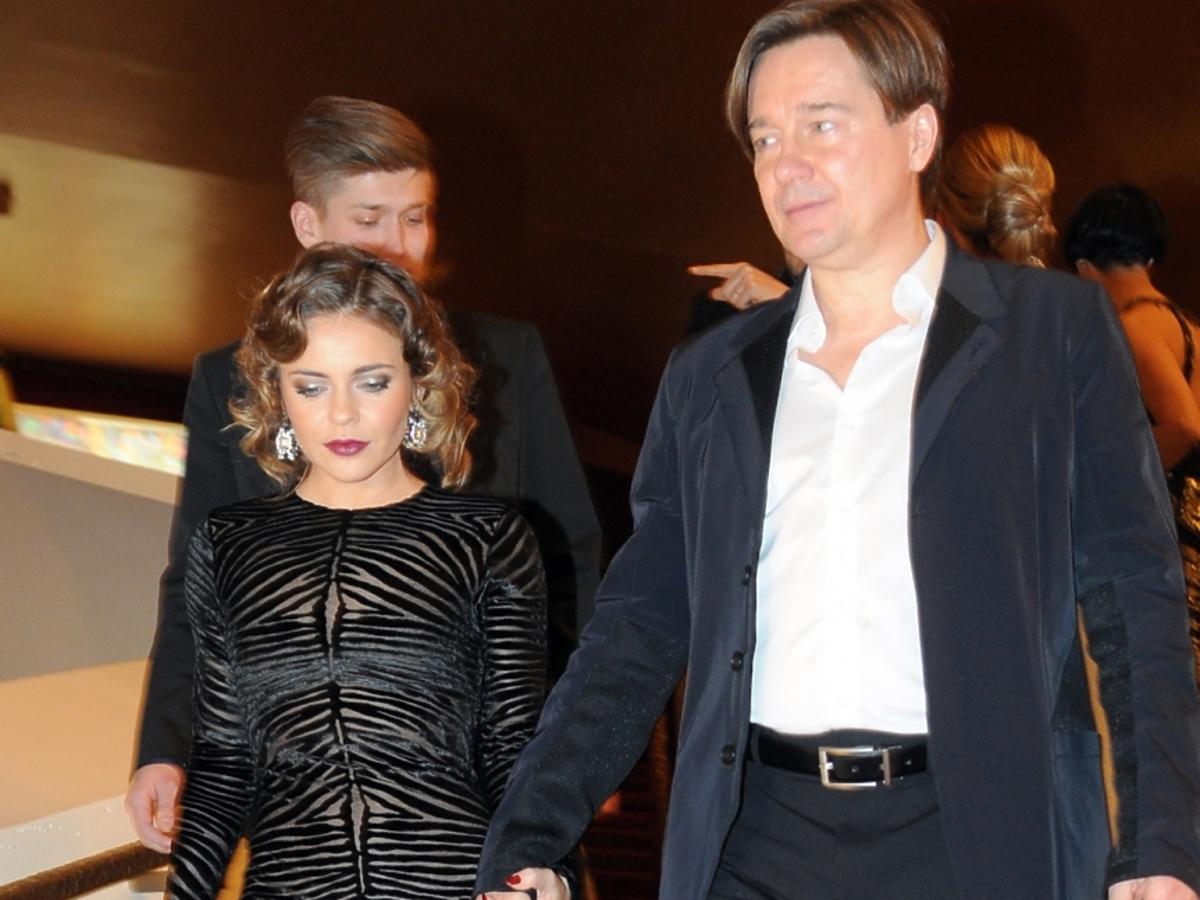 Edyta Herbuś i Mariusz Treliński na premierze
