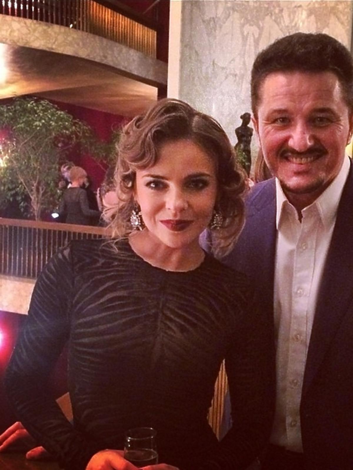 Edyta Herbuś na premierze Mariusza Trelińskiego