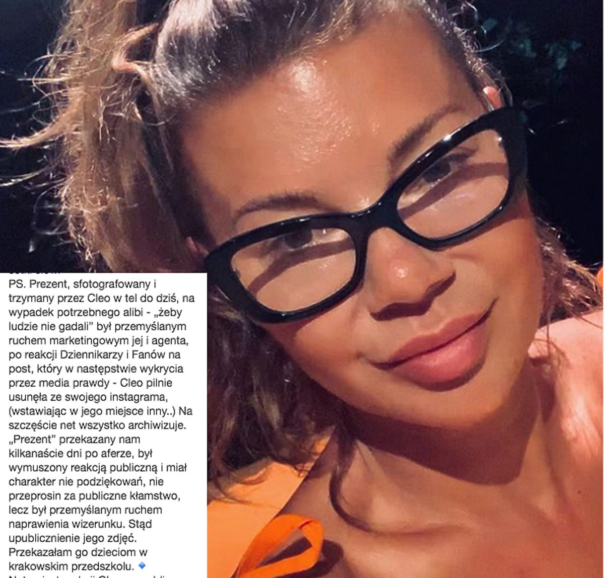 Edyta nie odpuszcza Cleo