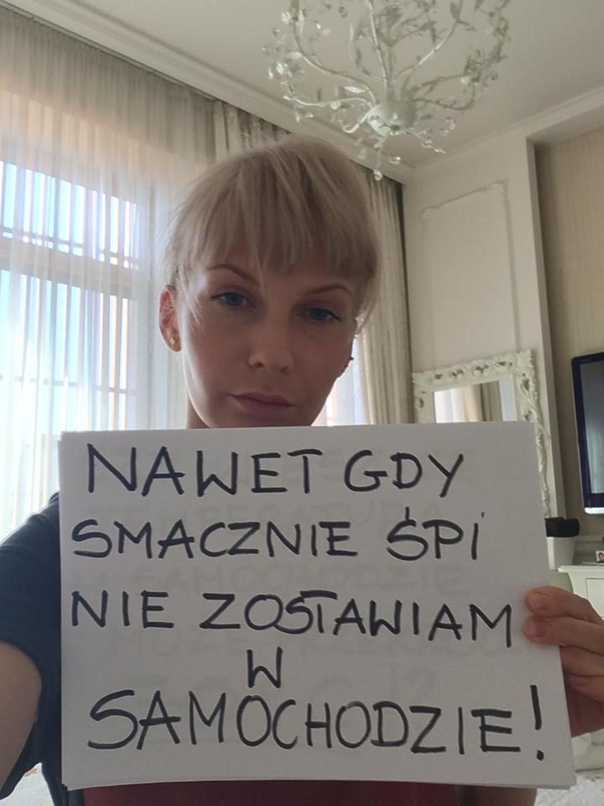Edyta Pazura w akcji społecznej