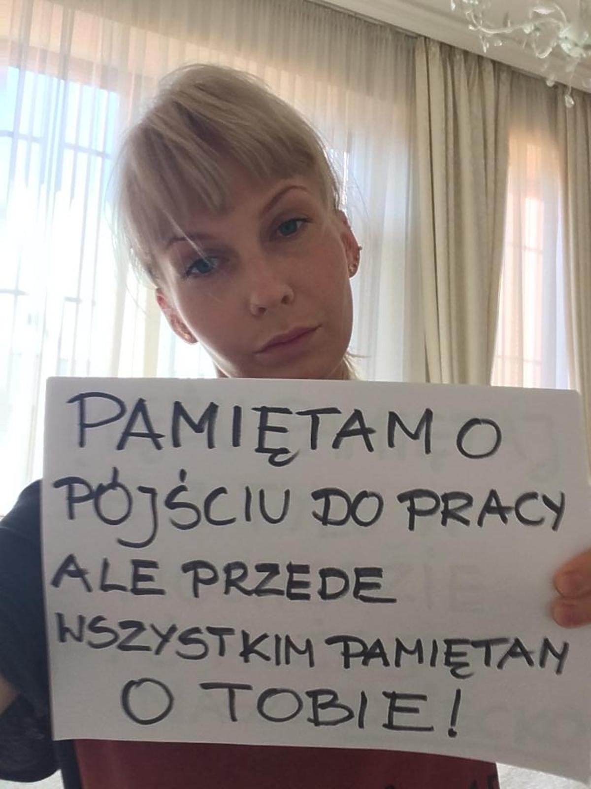 Edyta Pazura w akcji społecznej