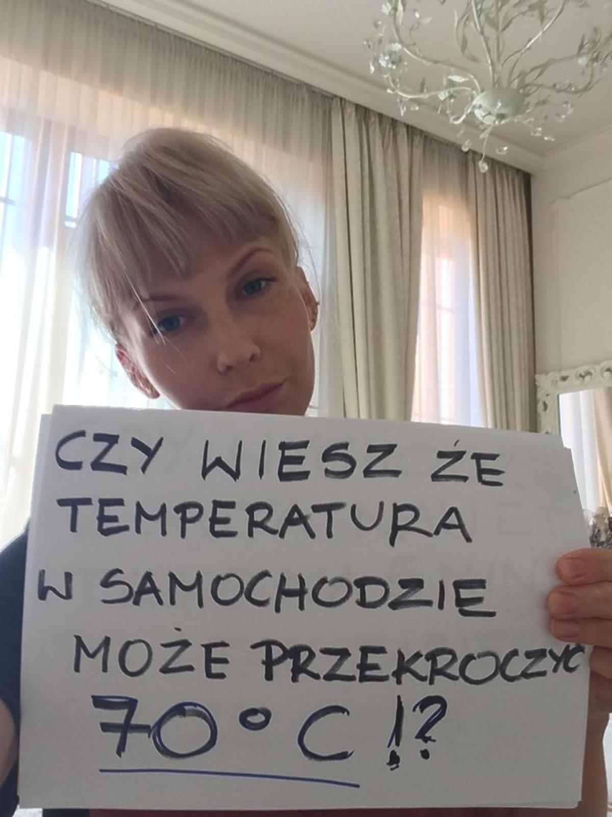 Edyta Pazura w akcji społecznej