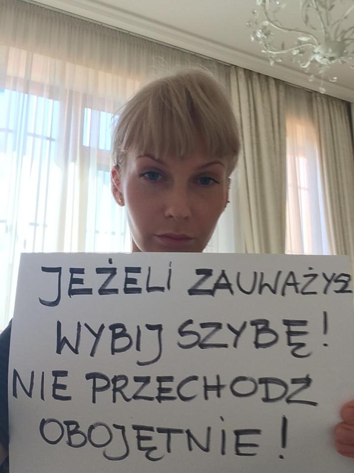 Edyta Pazura w akcji społecznej