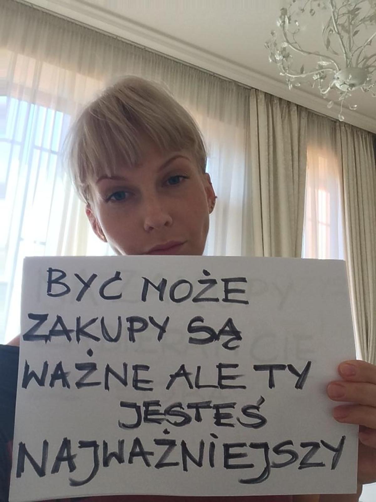 Edyta Pazura w akcji społecznej