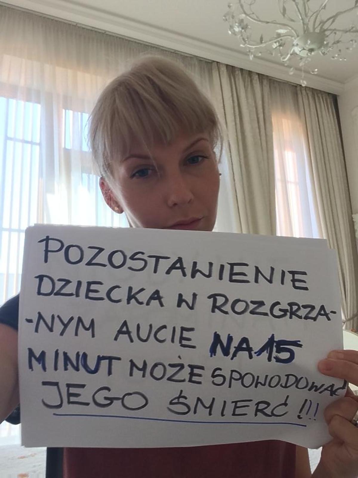 Edyta Pazura w akcji społecznej