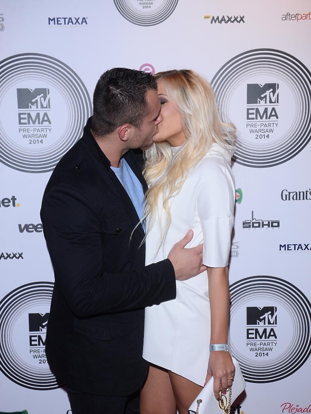 Eliza i Trybson z Warsaw Shore na MTV EMA PreParty 2014
