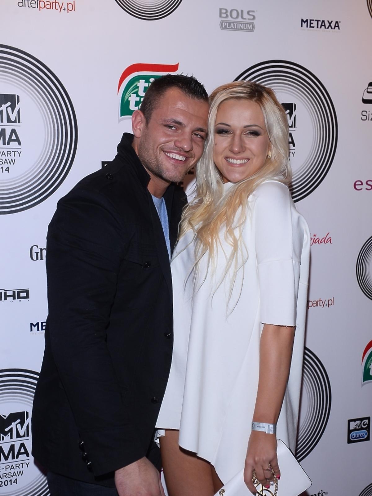 Eliza i Trybson z Warsaw Shore na MTV EMA PreParty 2014