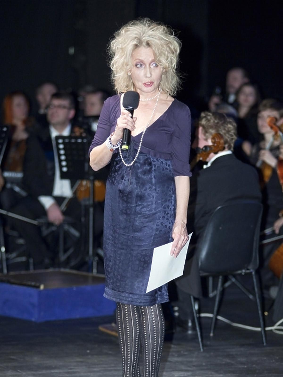 Elżbieta Słoboda na finałowej gali II Festiwalu Aktorstwa Filmowego we Wrocławiu