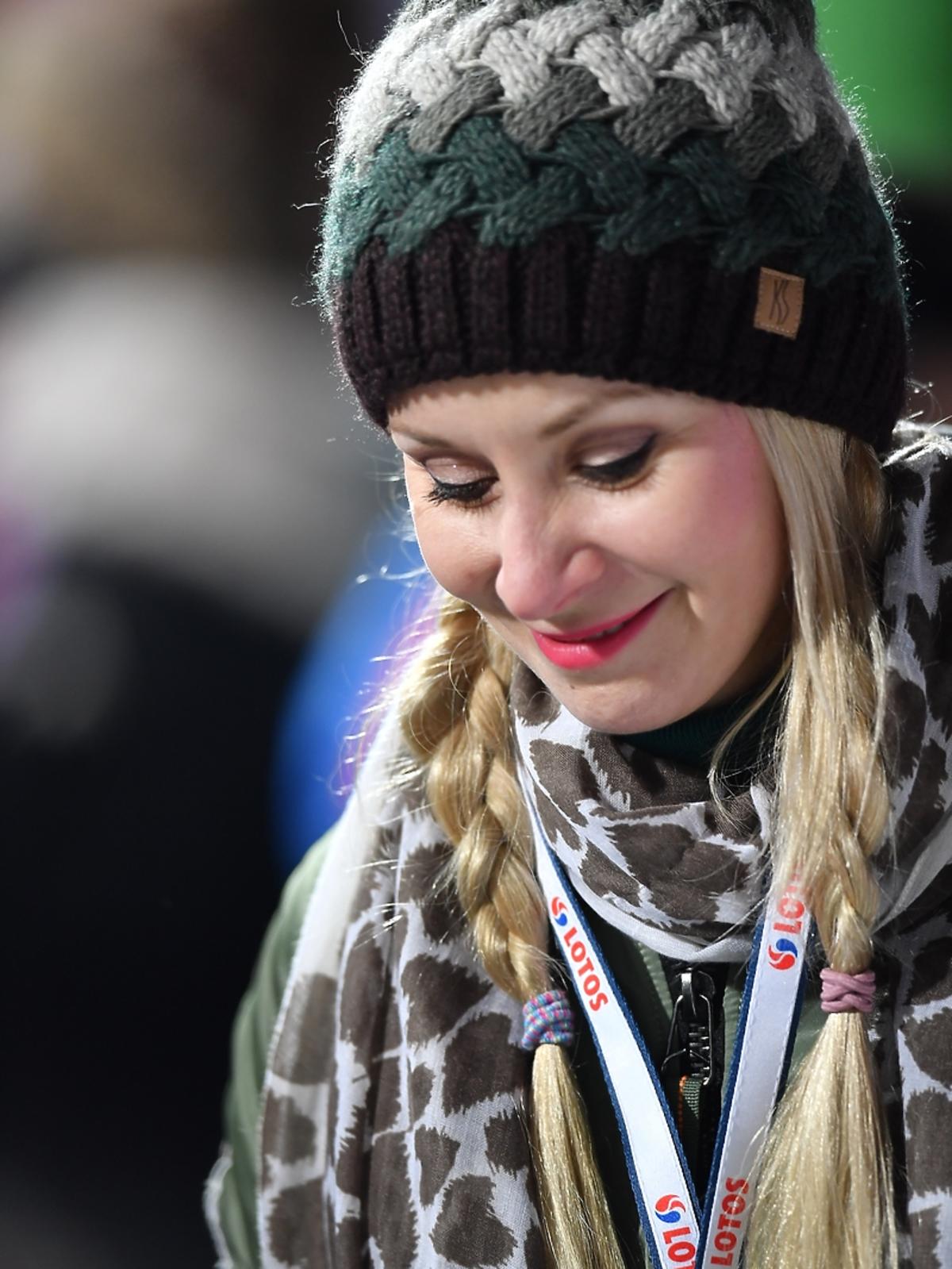 Ewa Bilan-Stoch podczas zawodów Pucharu Świata w Zakopanem