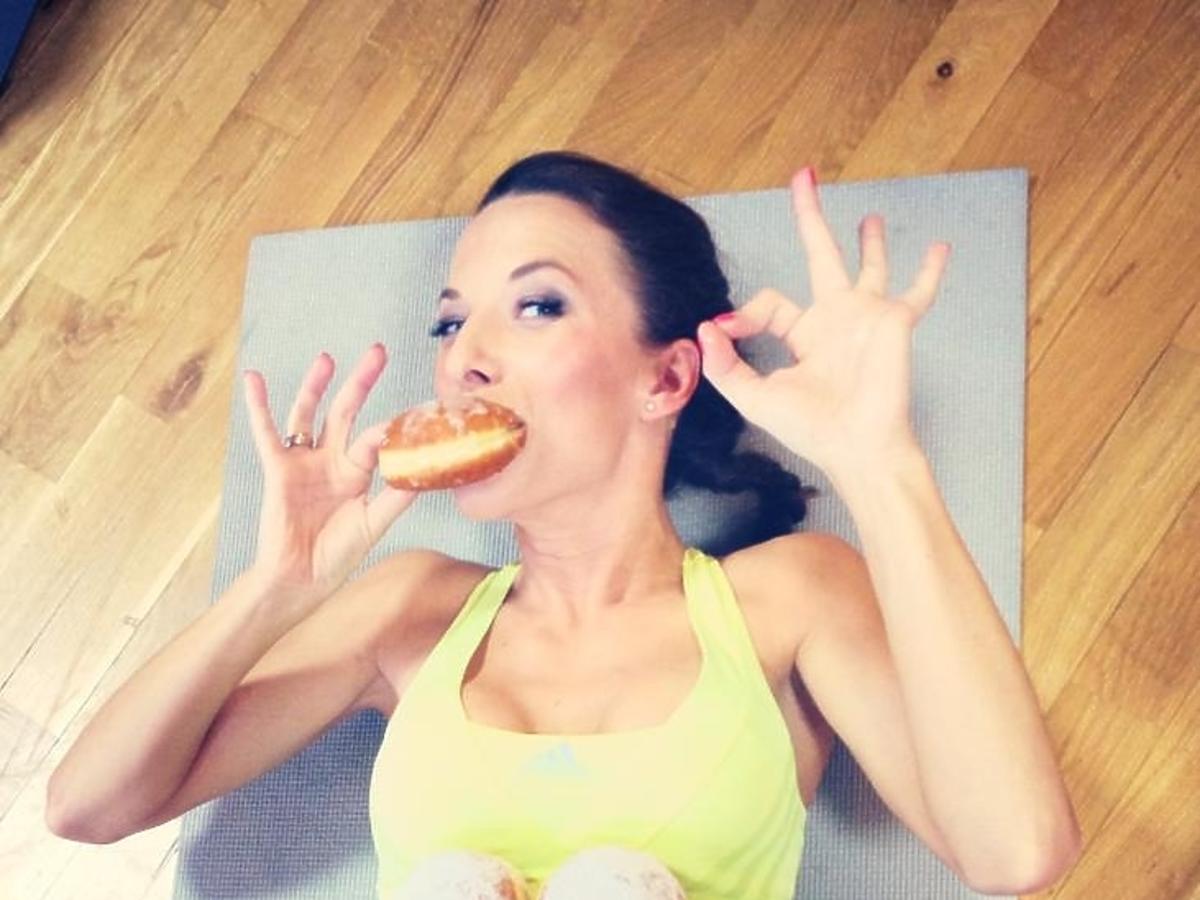 Ewa Chodakowska je pączki