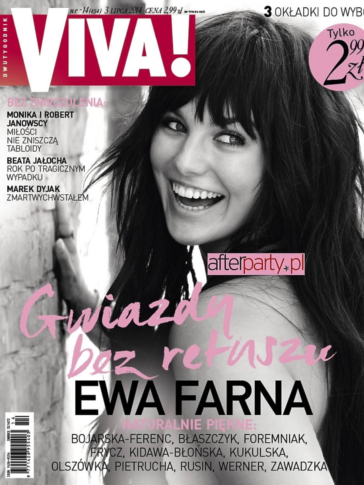 Ewa Farna na okładce Vivy
