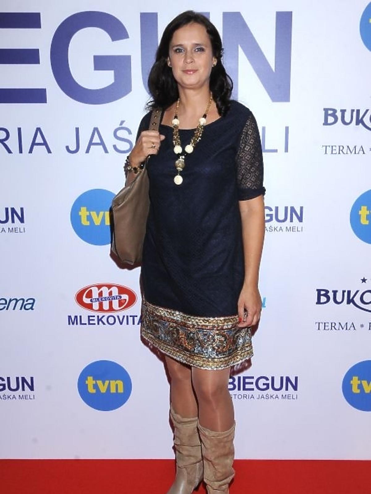 Ewa Gorzelak na premierze filmu