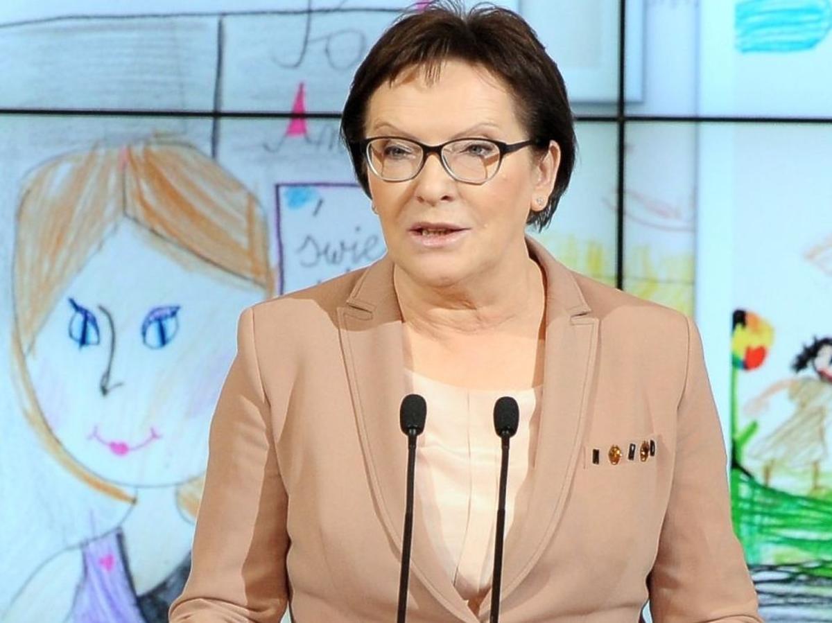 Ewa Kopacz na scenie