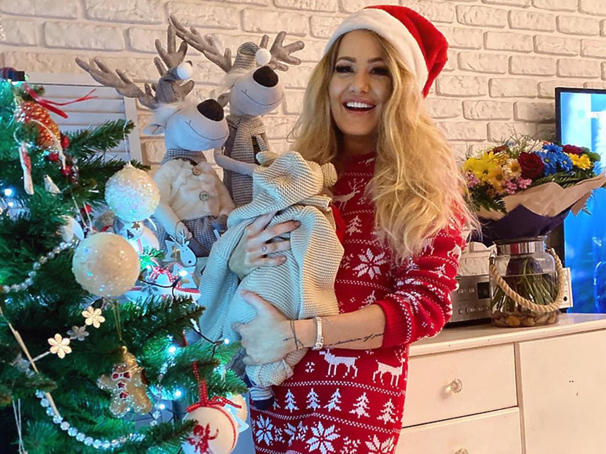 Ewa Mrozowska z synem