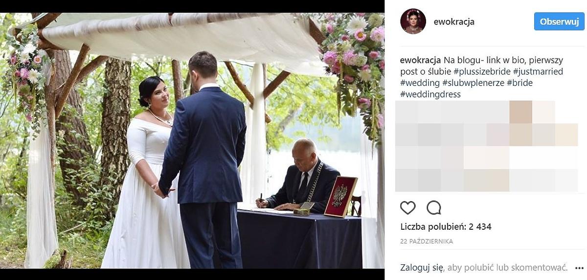 Ewa Zakrzewska pokazała zdjęcie ze ślubu