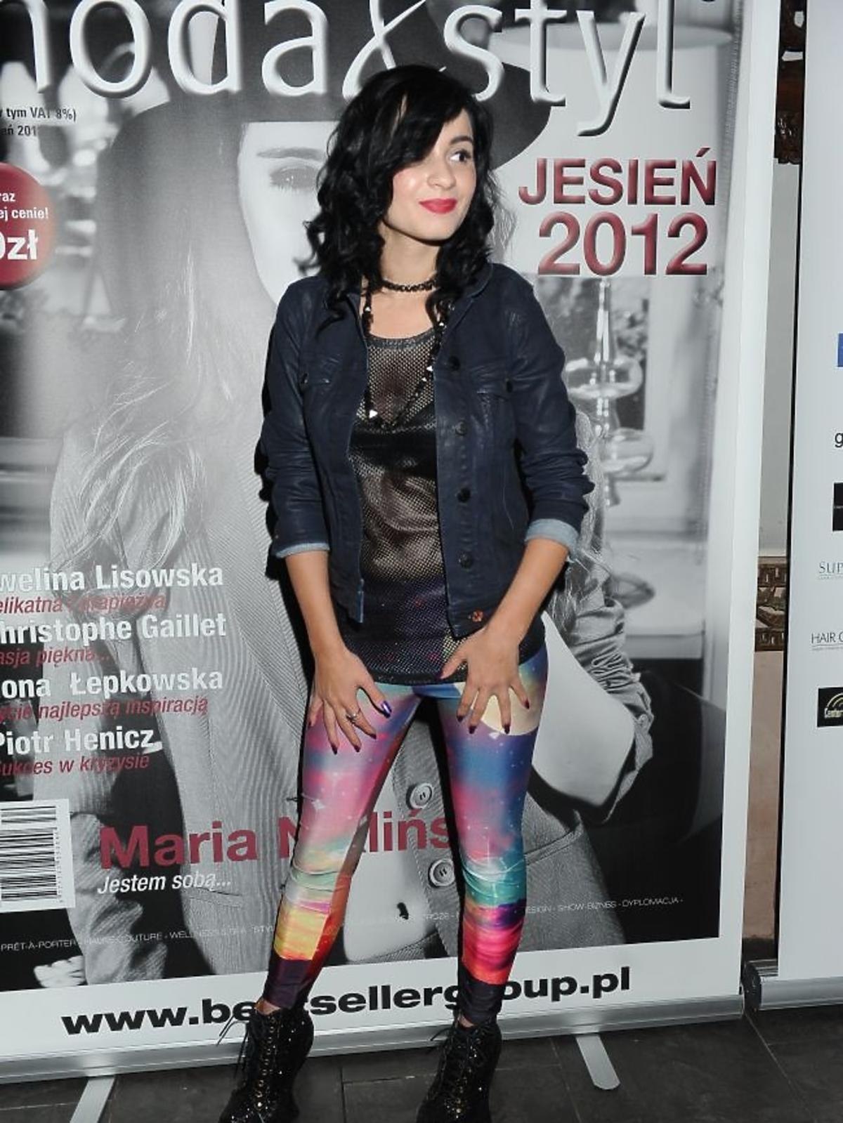 Ewelina Lisowska na koncercie podczas imprezy ExtravaDance Party by Moda i Styl