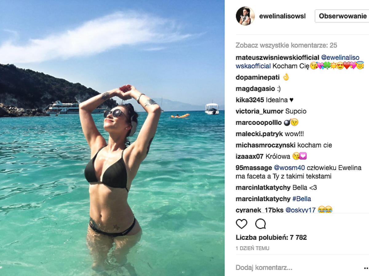 Ewelina Lisowska na wakacjach w bikini