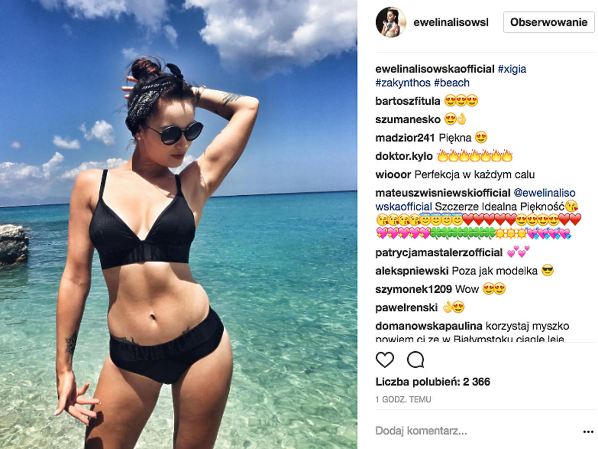 Ewelina Lisowska na wakacjach w bikini