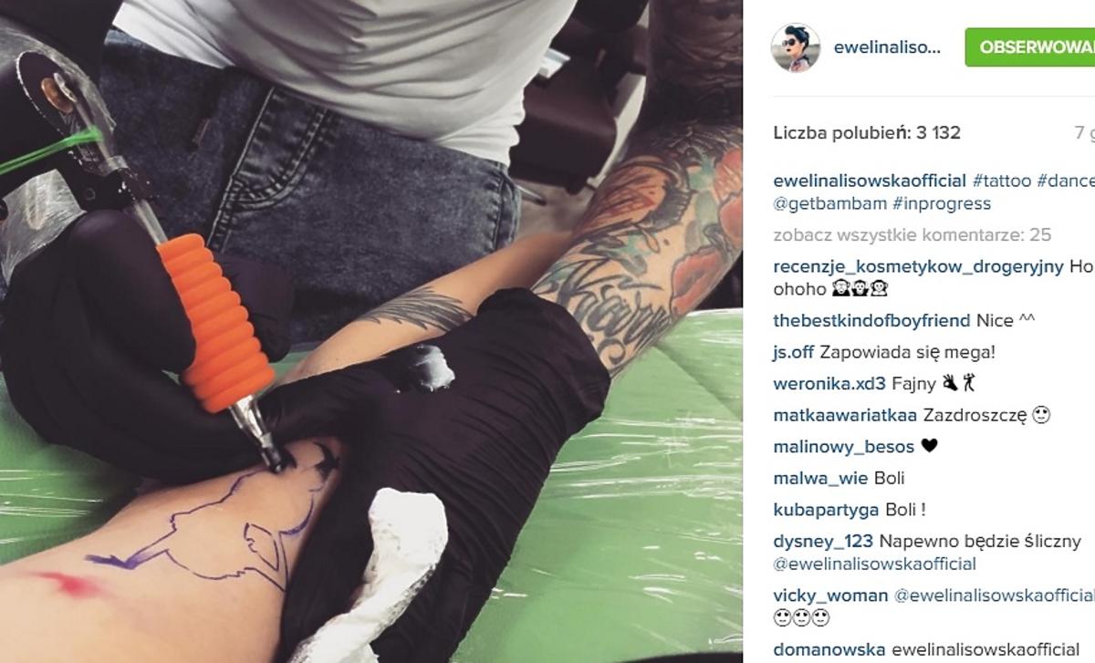 Ewelina Lisowska zrobiła sobie nowy tatuaż