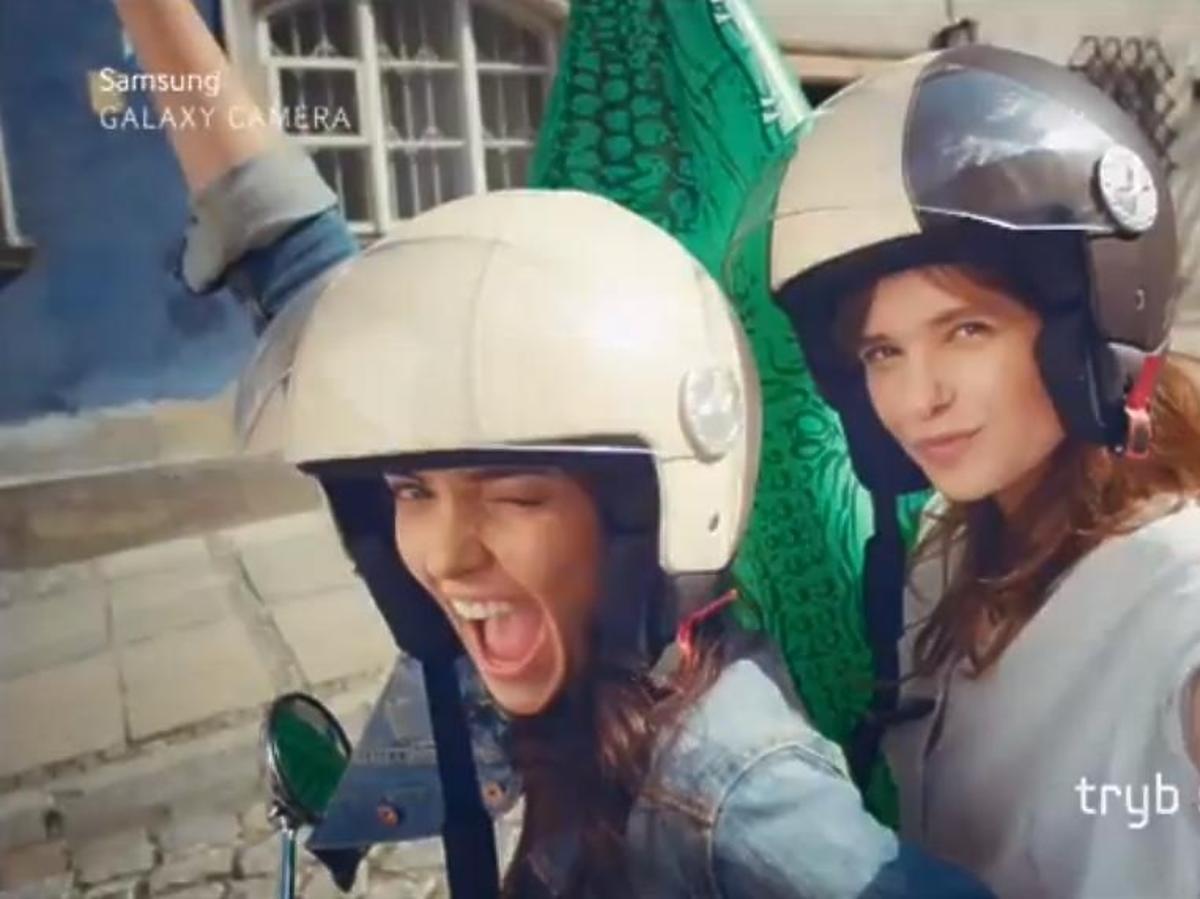 Finalistki "Top Model 3" w reklamie Samsunga