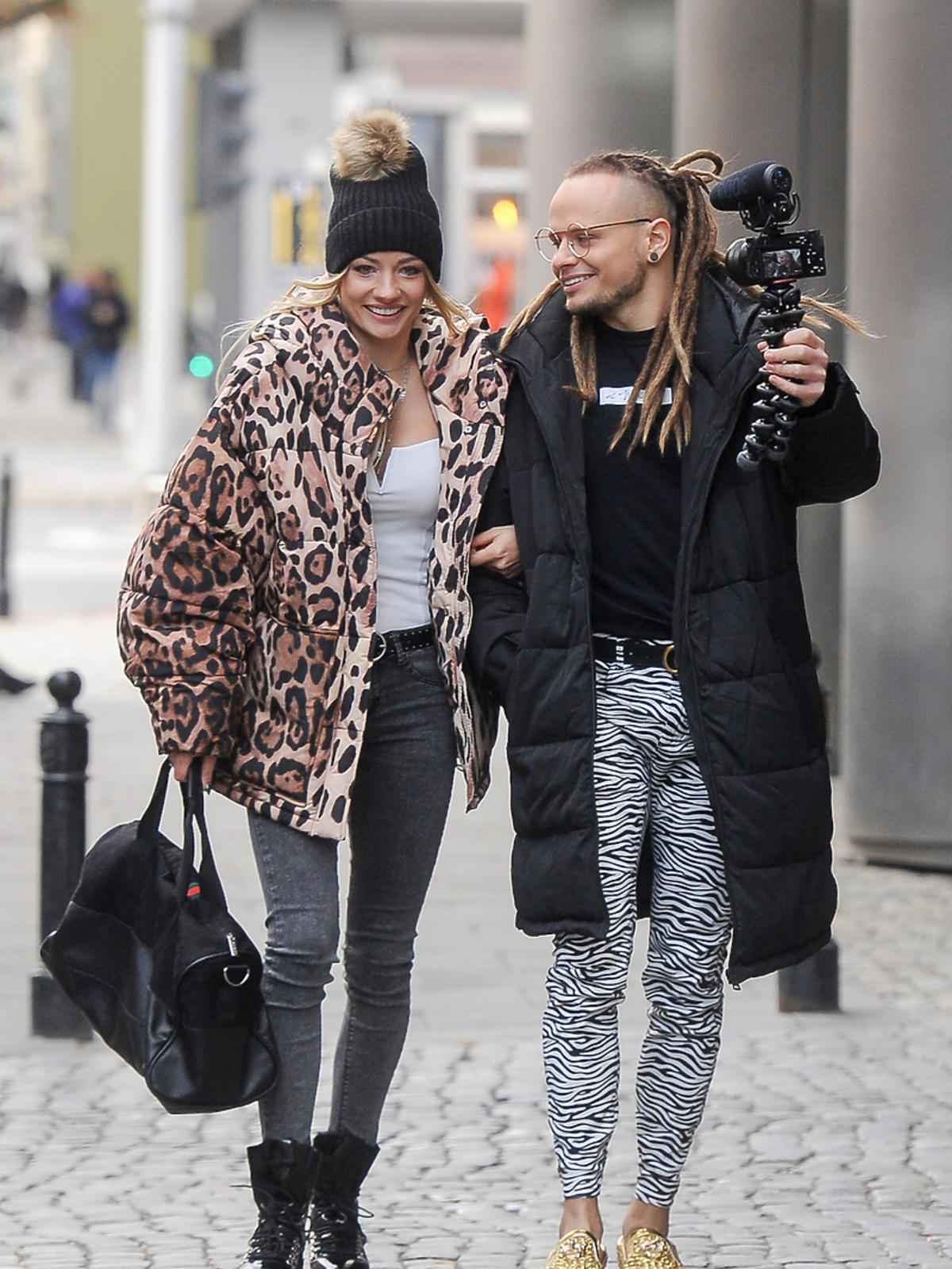 Fit Lovers przed studiem Dzień Dobry TVN