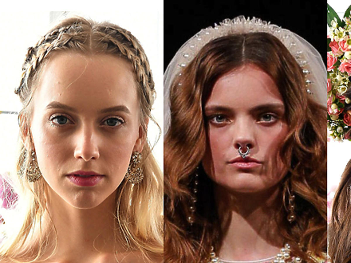 Fryzury z Bridal Fashion Week