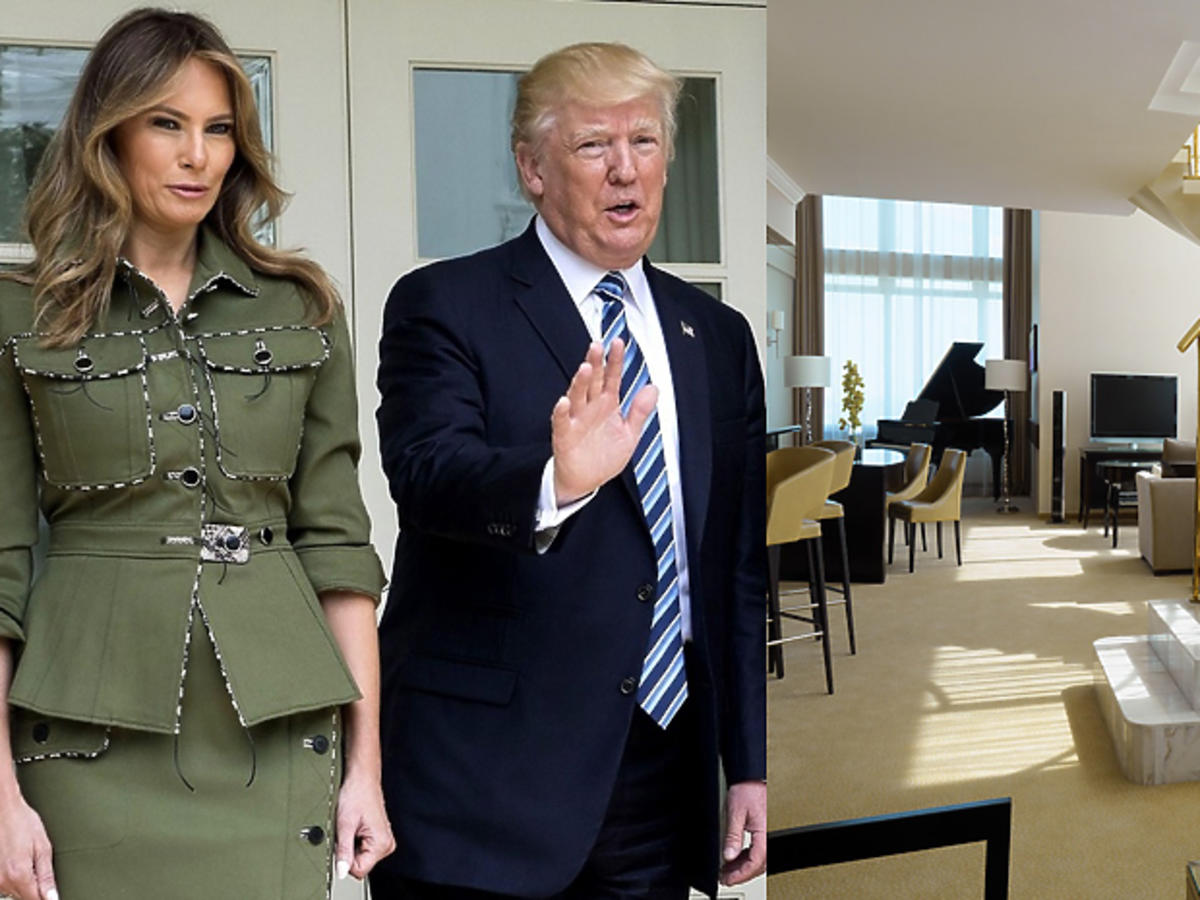 Gdzie zamieszkają w Warszawie Donald i Melania Trump?