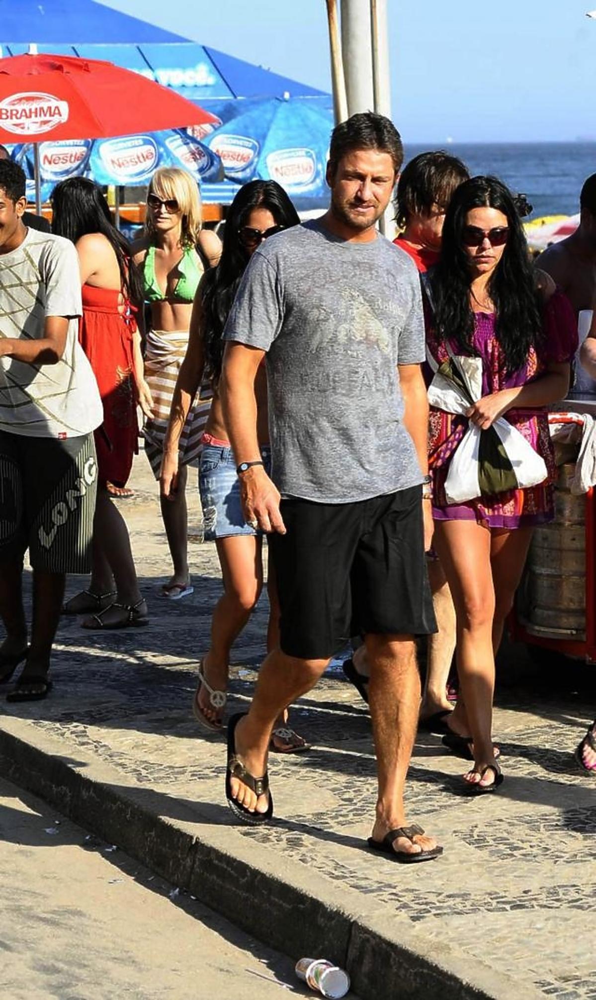 Gerard Butler na wakacjach w Rio de Janeiro