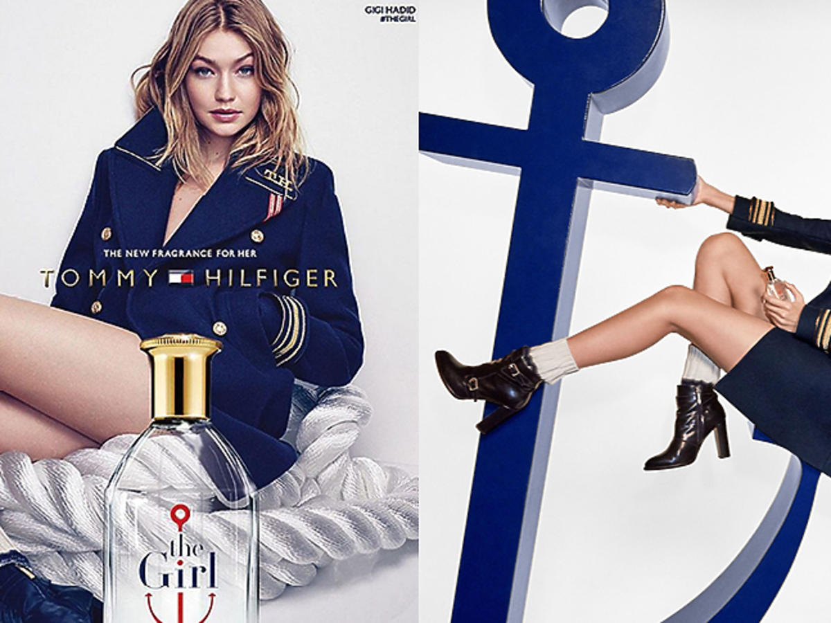 Gigi Hadid z perfumami Tommy Hilfiger
