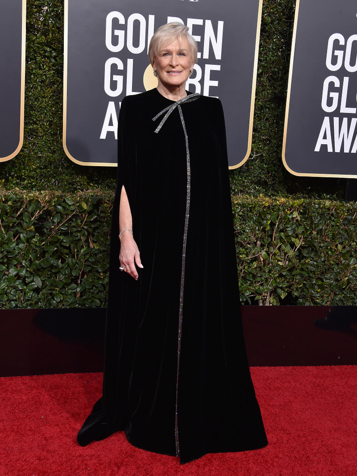 Glenn Close na gali Złote Globy 2019