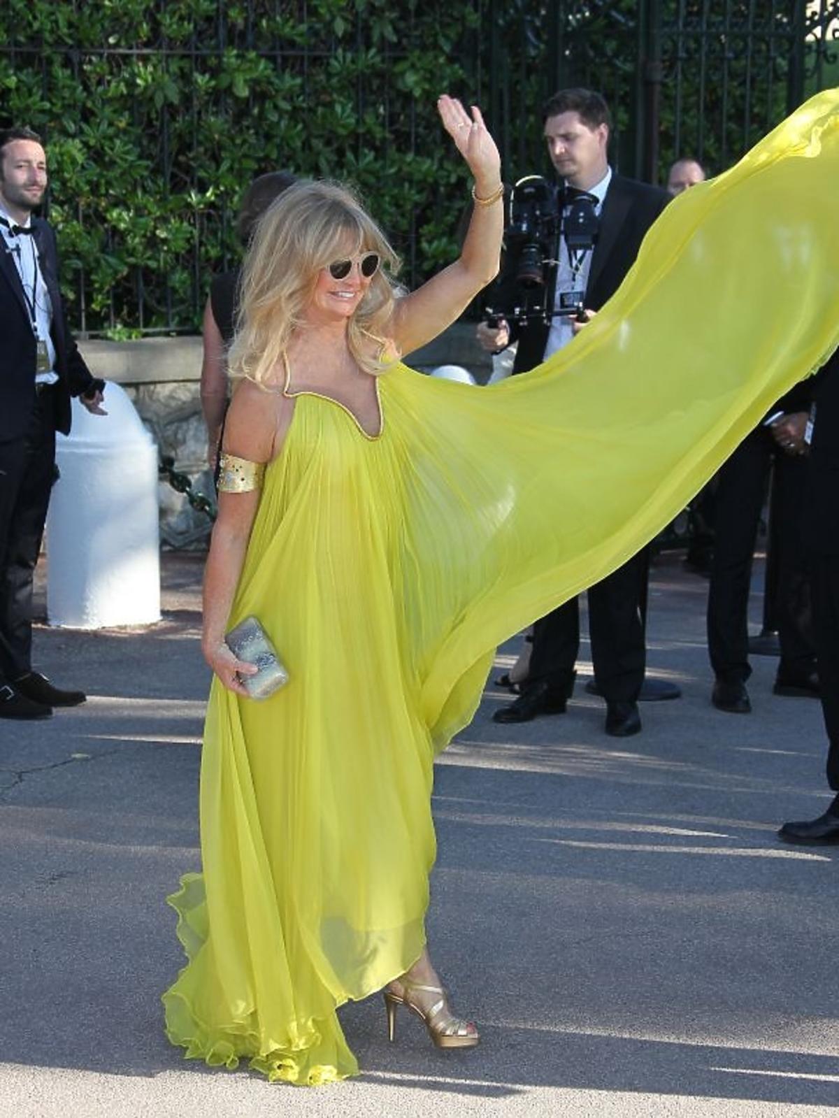 Goldie Hawn na AMFAR Charity Aids Gala w Cannes