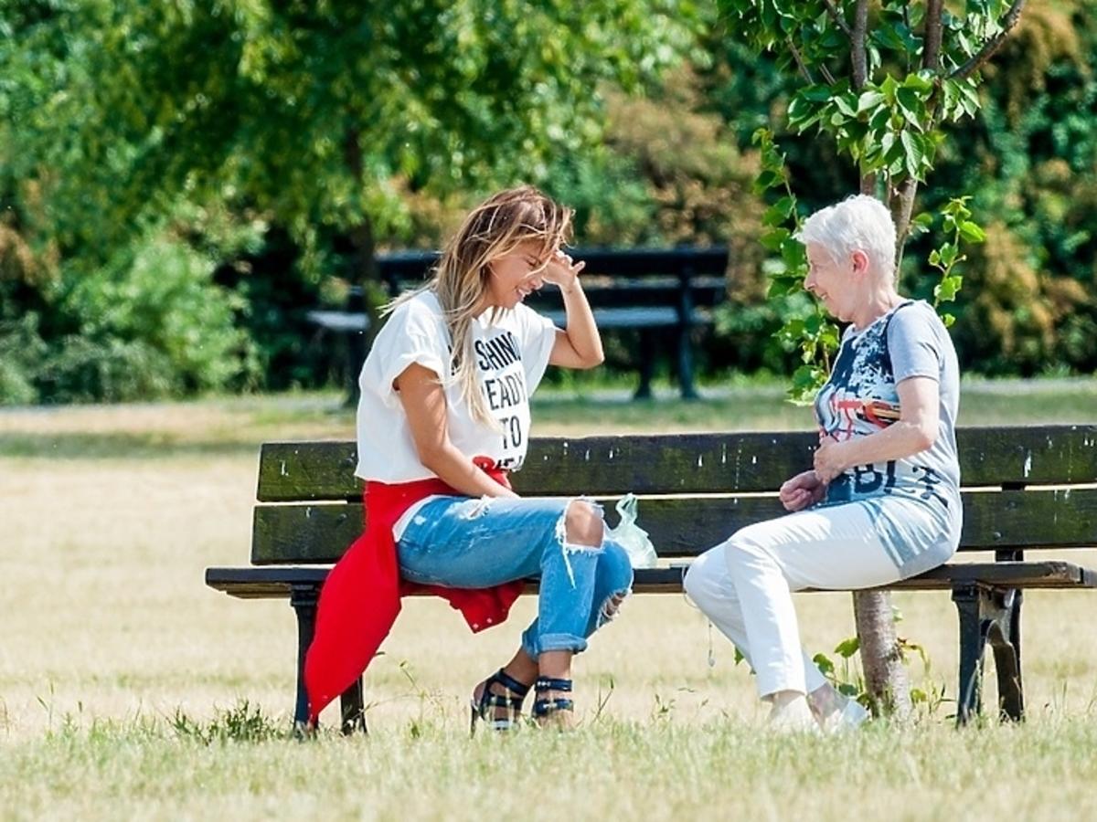 Górniak z mamą