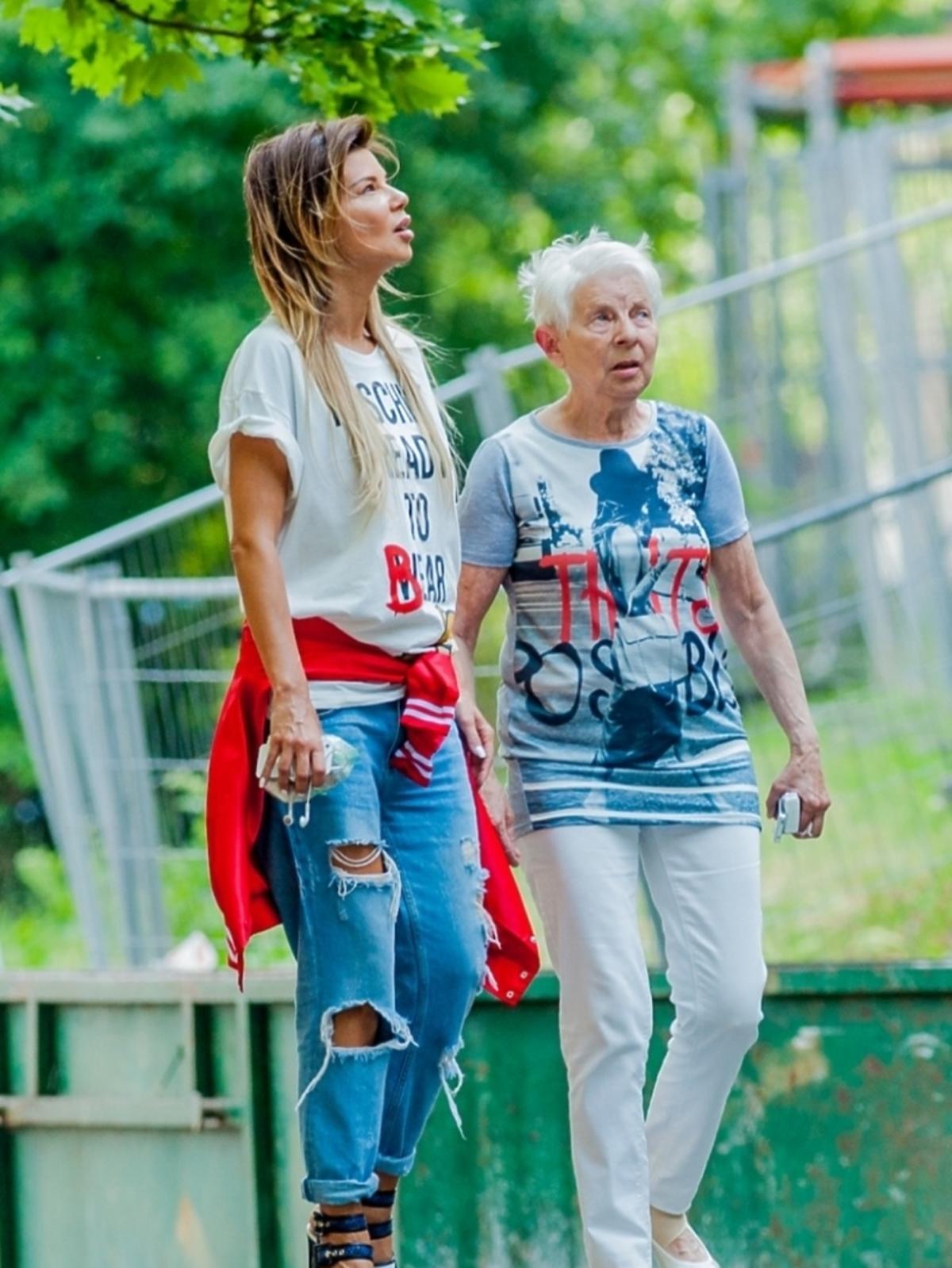 Górniak z mamą