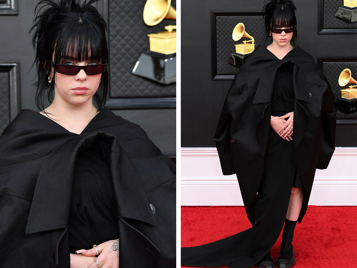 Grammy 2022: Billie Eilish na czerwonym dywanie