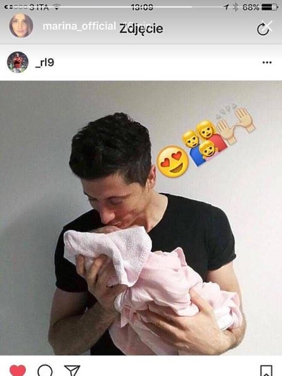 Gratulacje gwiazd pod zdjęciem córki Lewandowskich