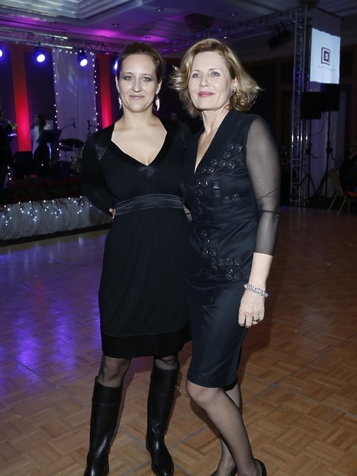 Grażyna Szapołowska z córką na Gali Nagród Stowarzyszenia Filmowców Polskich 2013 