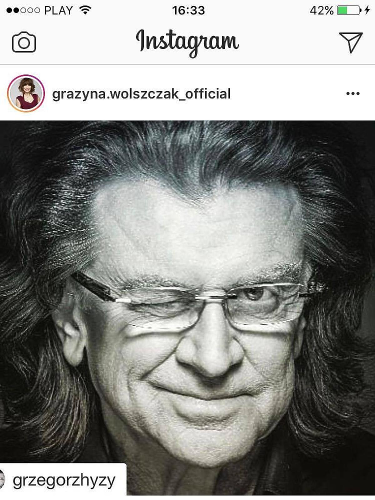 Grażyna Wolszczak żegna Zbigniewa Wodeckiego