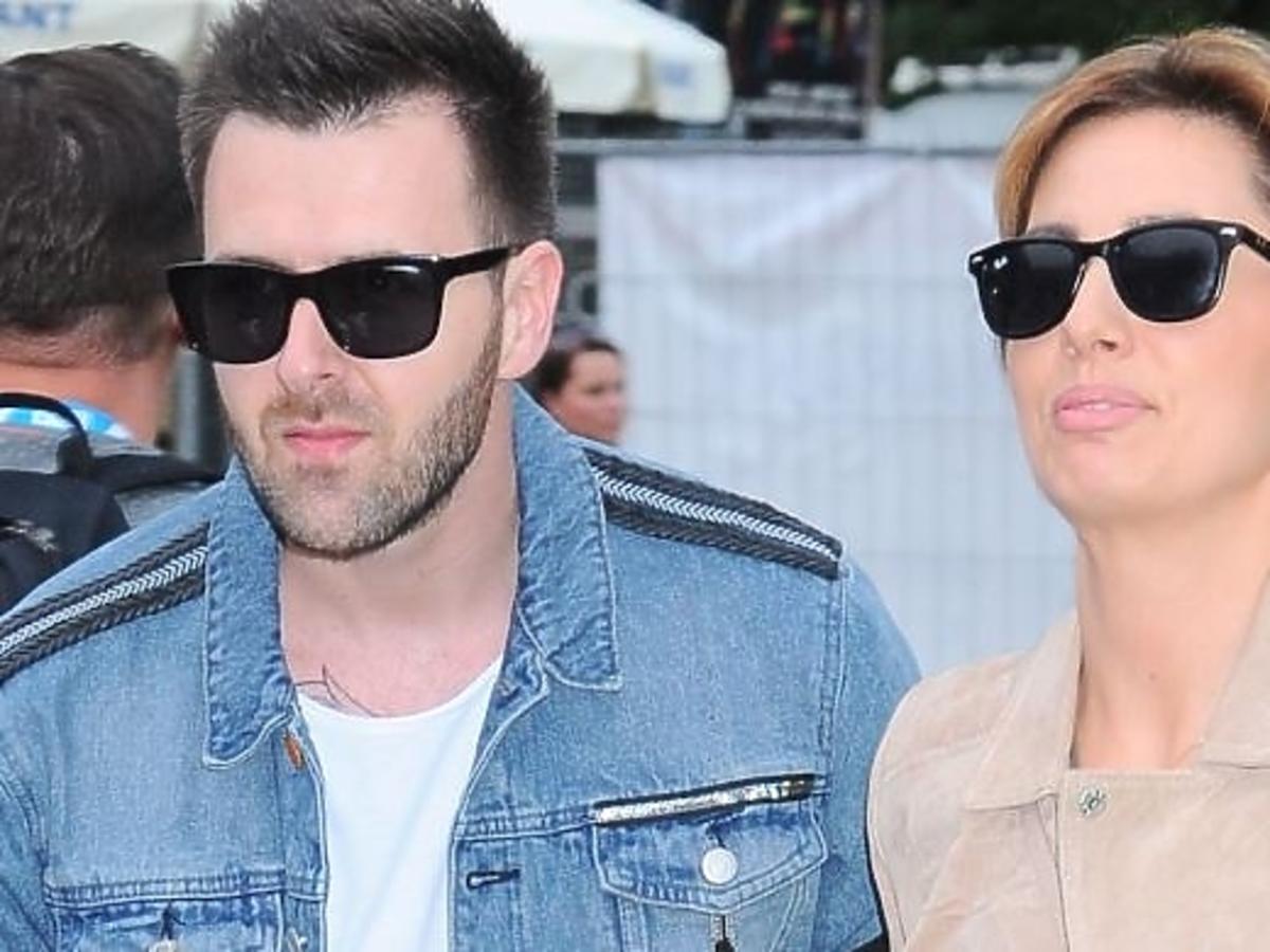 Grzegorz Hyży i Agnieszka Popielewicz na festiwalu w Opolu 2015