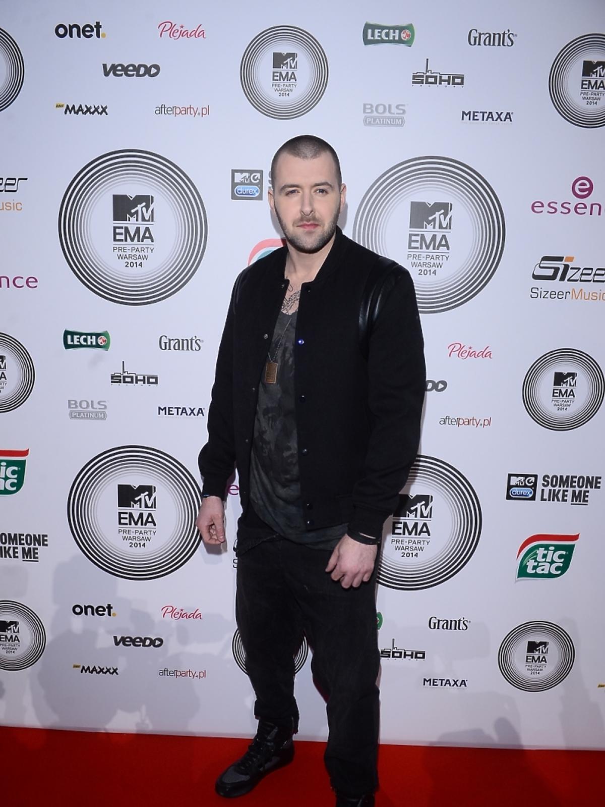 Grzegorz Hyży na MTV EMA Pre-Party 2014