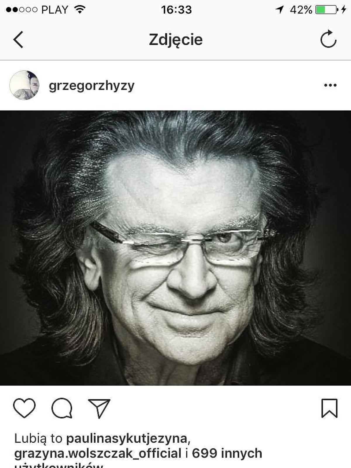 Grzegorz Hyży żegna Zbigniewa Wodeckiego
