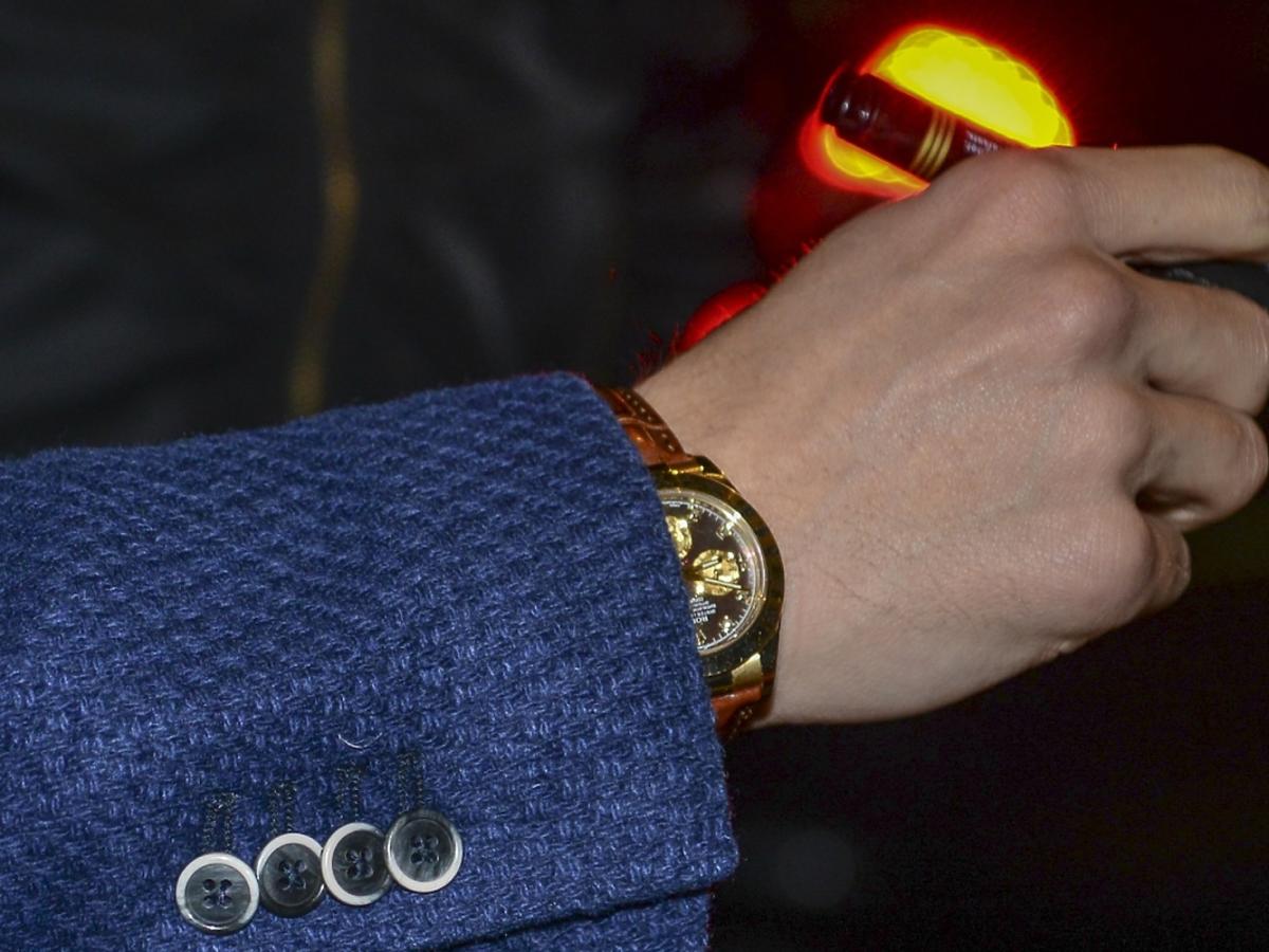 Grzegorz Krychowiak ma złoty rolex