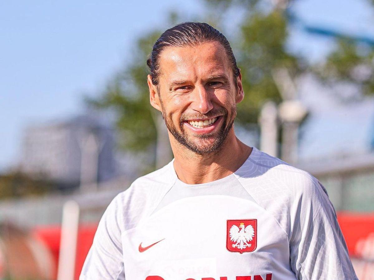 Grzegorz Krychowiak pozuje ze znaną aktorką
