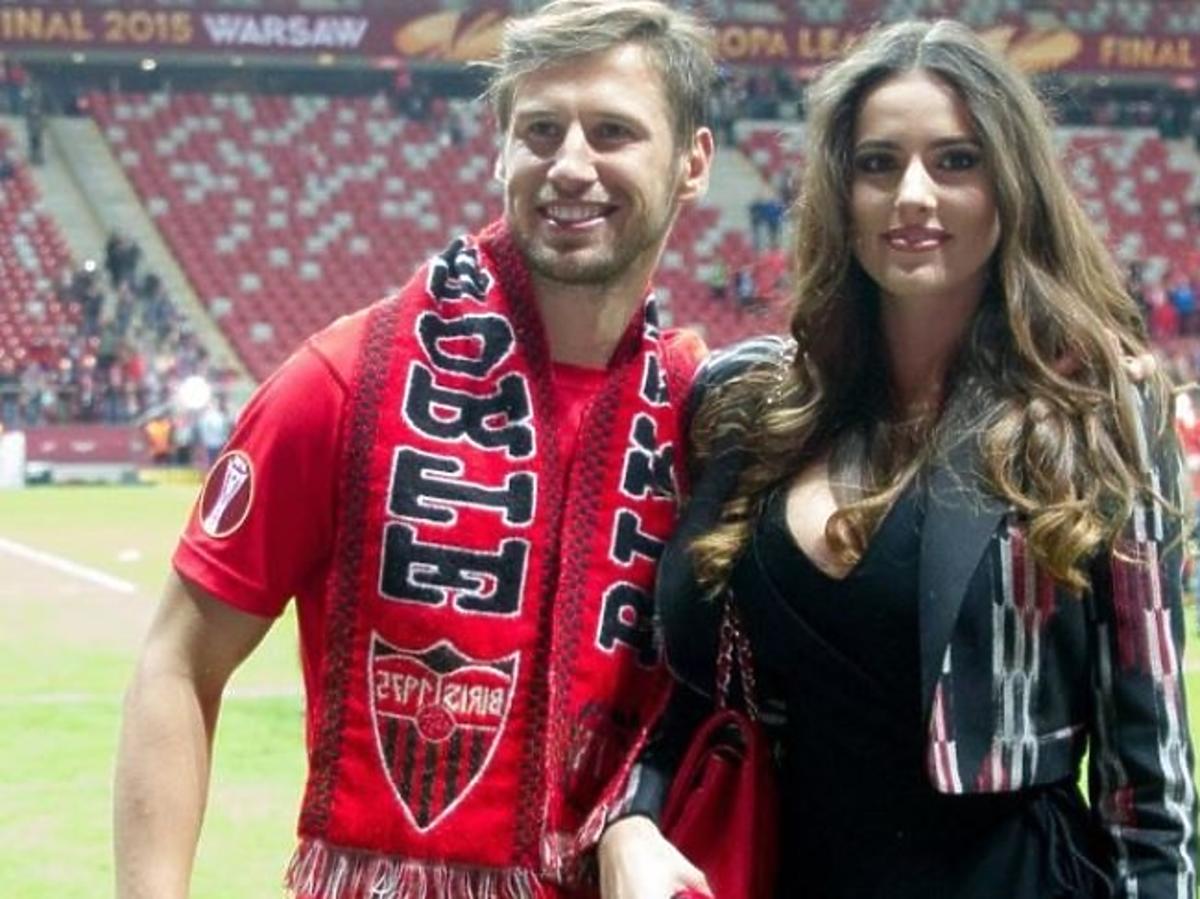 Grzegorz Krychowiak w sportowym stroju